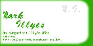 mark illyes business card